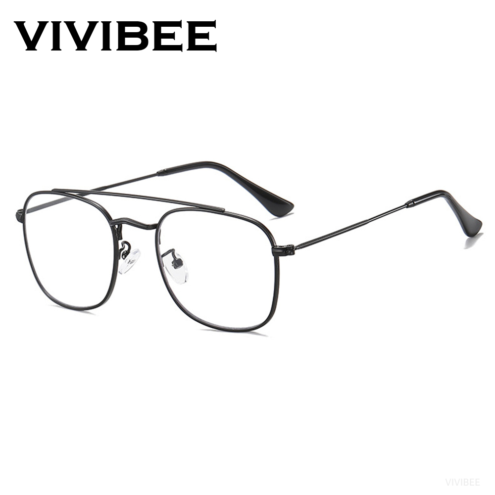 Gaming Glasses Blue Light - VIVIBEE rétro Aviation lumière bleue bloquant
