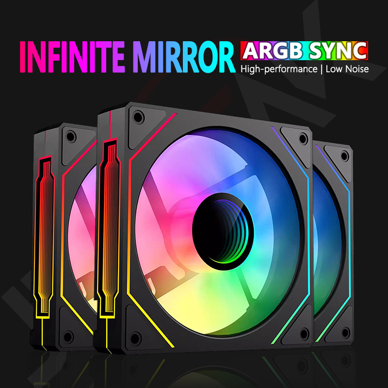 Pc Water Cooling - JUMPEAK-Ventilateur de boîtier MS120 120mm, 5V