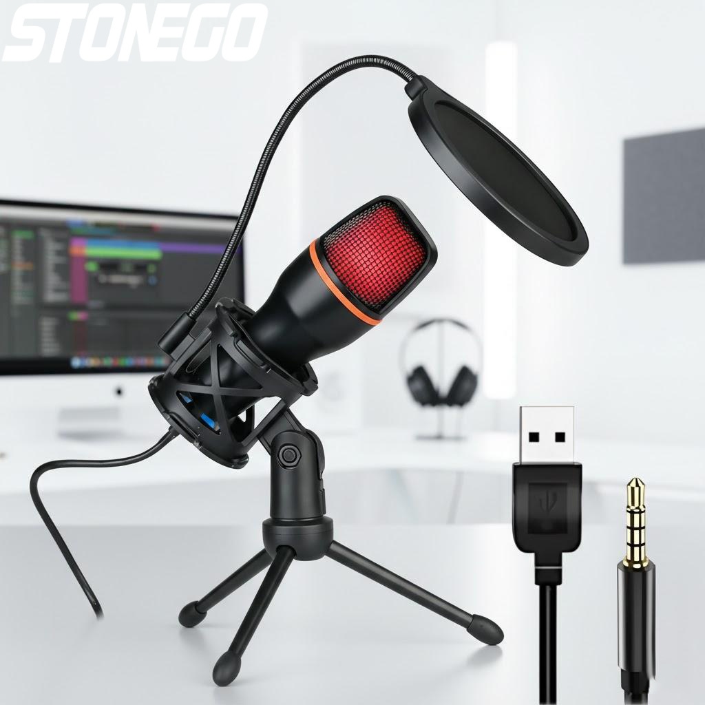 Pc Gaming Youtubers - Kit de microphone à condensateur USB