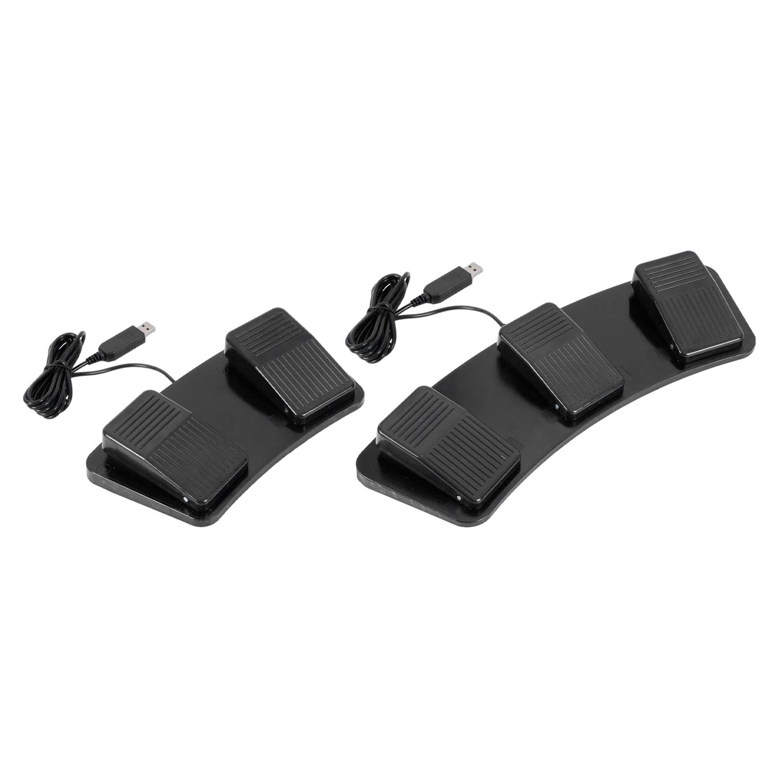 Usb Foot Pedal Gaming - Pédale USB professionnelle multifonctionnelle pour souris,