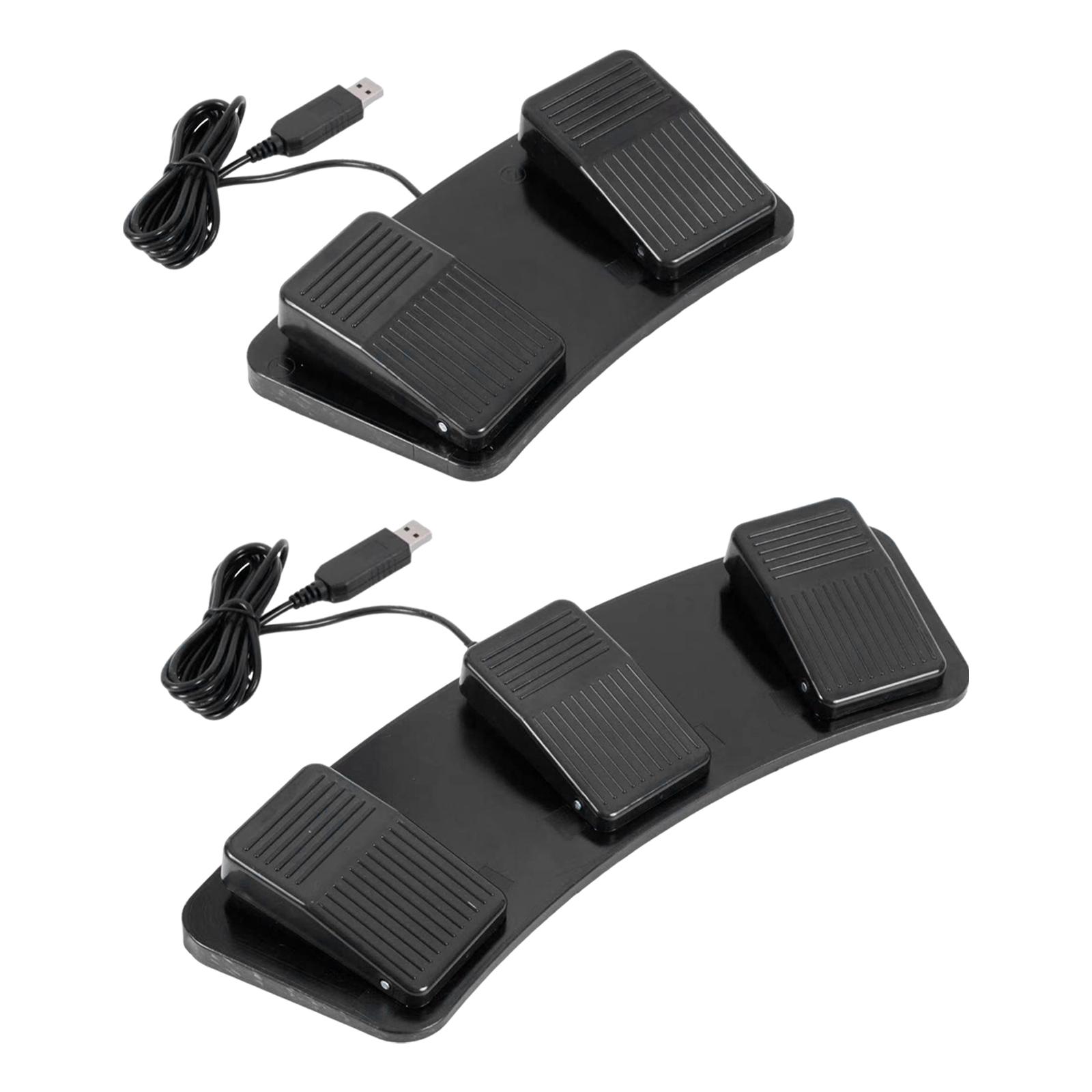 Usb Foot Pedal Gaming - Pédale USB pour ordinateur, commande mécanique