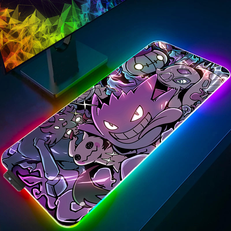 Rgb Mousepad - Lumière LED tapis de souris tapis