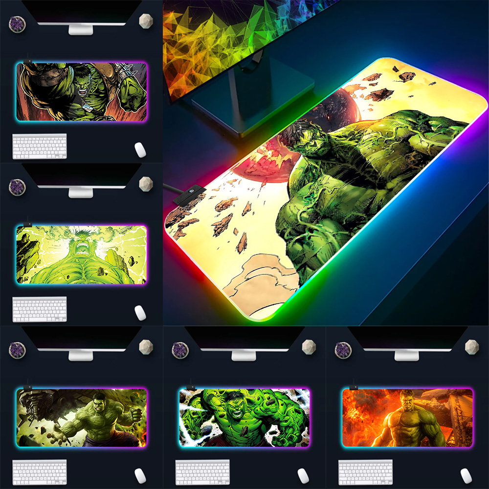 Rgb Mousepad - Tapis de souris en caoutchouc brillant