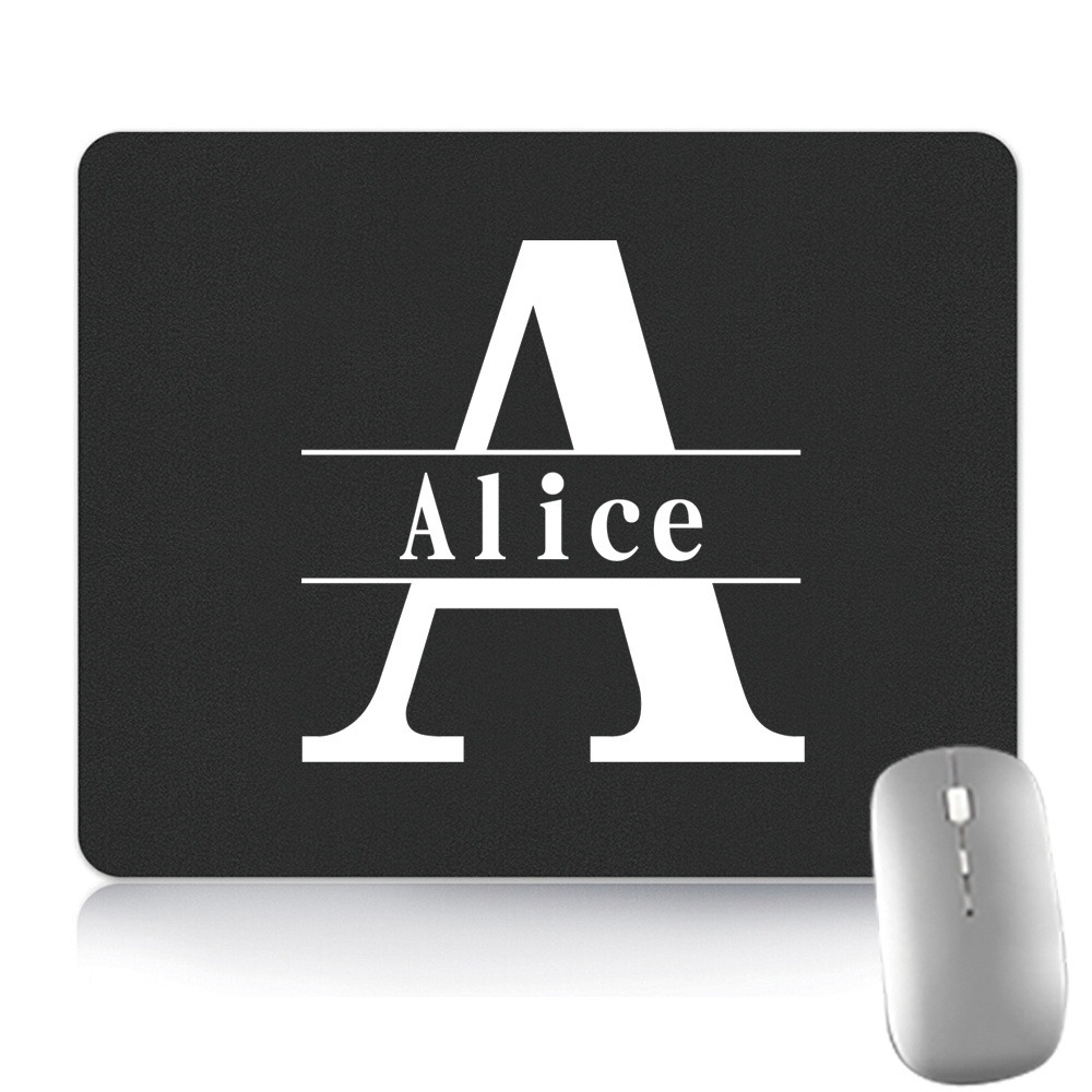 Pc Gaming Names - Tapis de bureau personnalisé en cuir