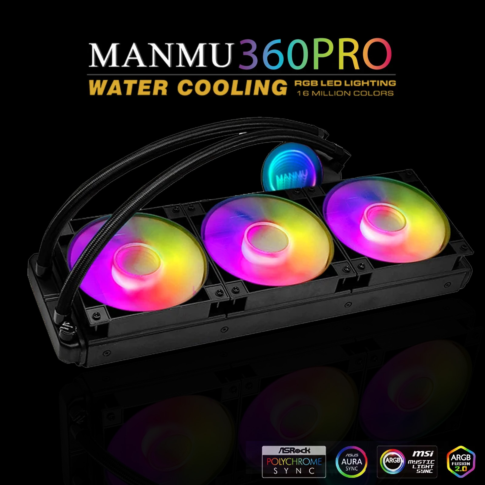 Pc Water Cooling - Refroidisseur d'eau pour CPU MANMU 360
