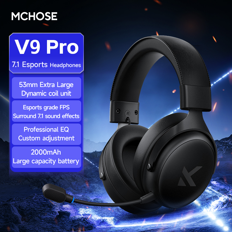 Pc Gaming Earphones - MCHOSE V9 Pro casque avec Microphone