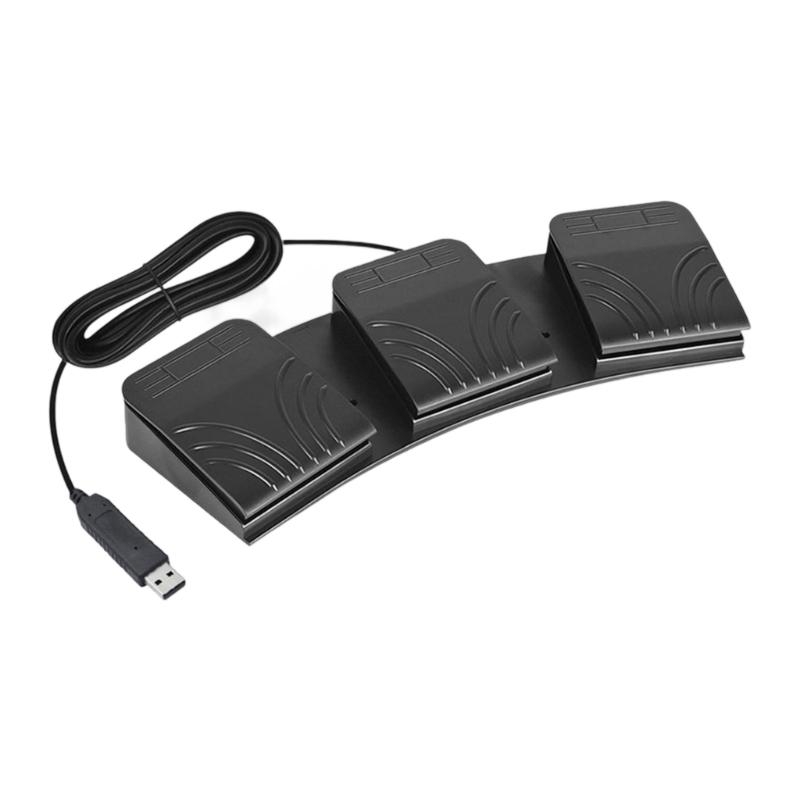 Usb Foot Pedal Gaming - Commutateurs pied triples pédale pour le