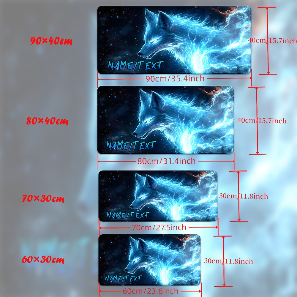 Tapis de souris XXL imprimé HD - Pc Gaming Names avis et prix