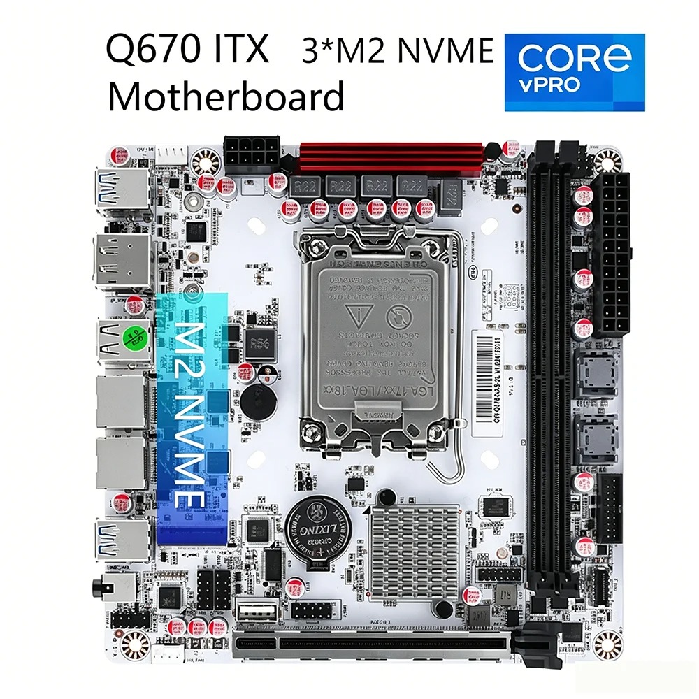 Kit de carte mère NAS ITX Q670 - Pc Gaming I7 14Th Gen avis et prix