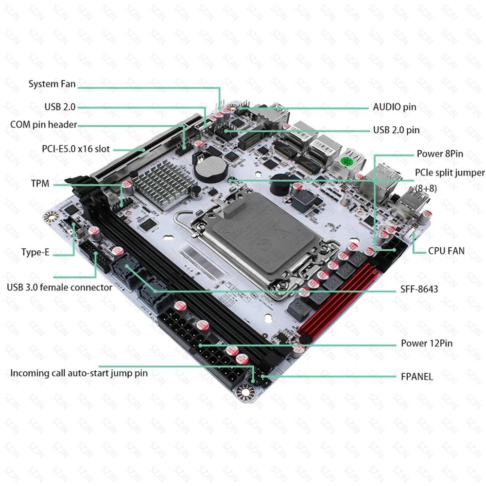 Kit de carte mère NAS ITX Q670 - Pc Gaming I7 14Th Gen avis et prix