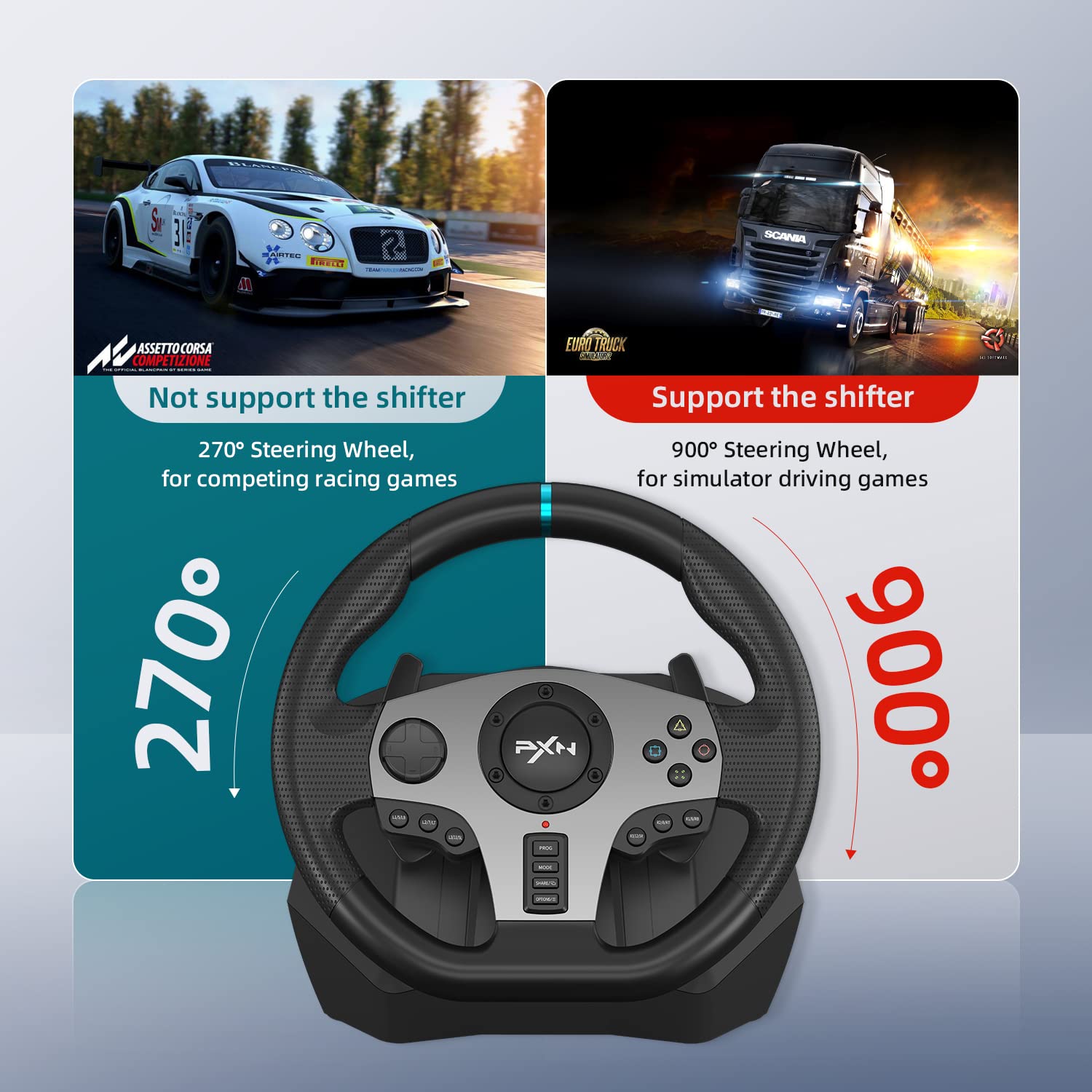 PXN V9 Volante PC Volant Gamin - Pc Gaming Xgear avis et prix