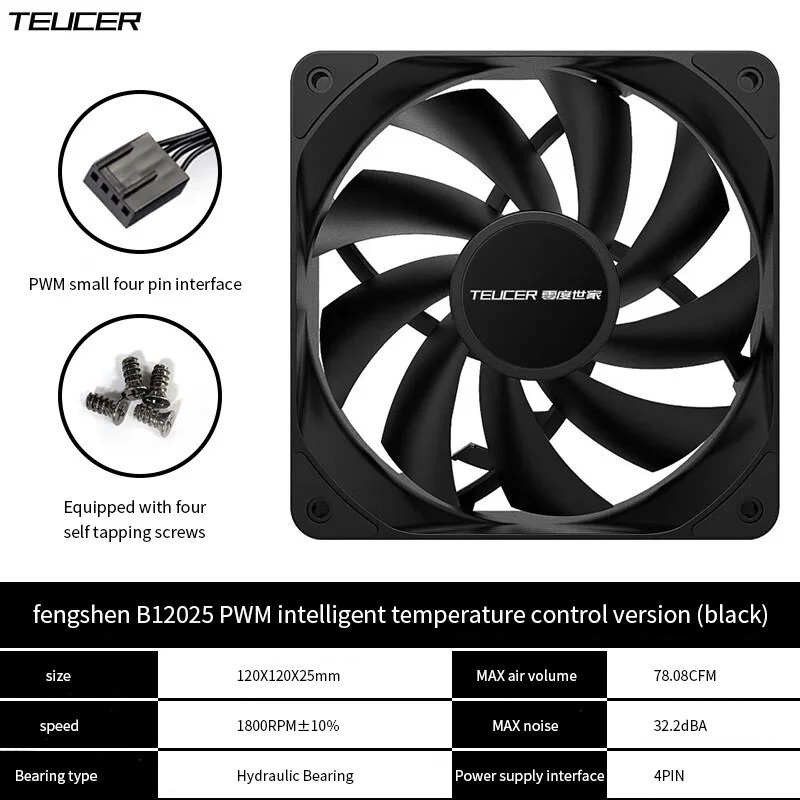 Teucer 12 cm châssis ventilate - Pc Water Cooling avis et prix