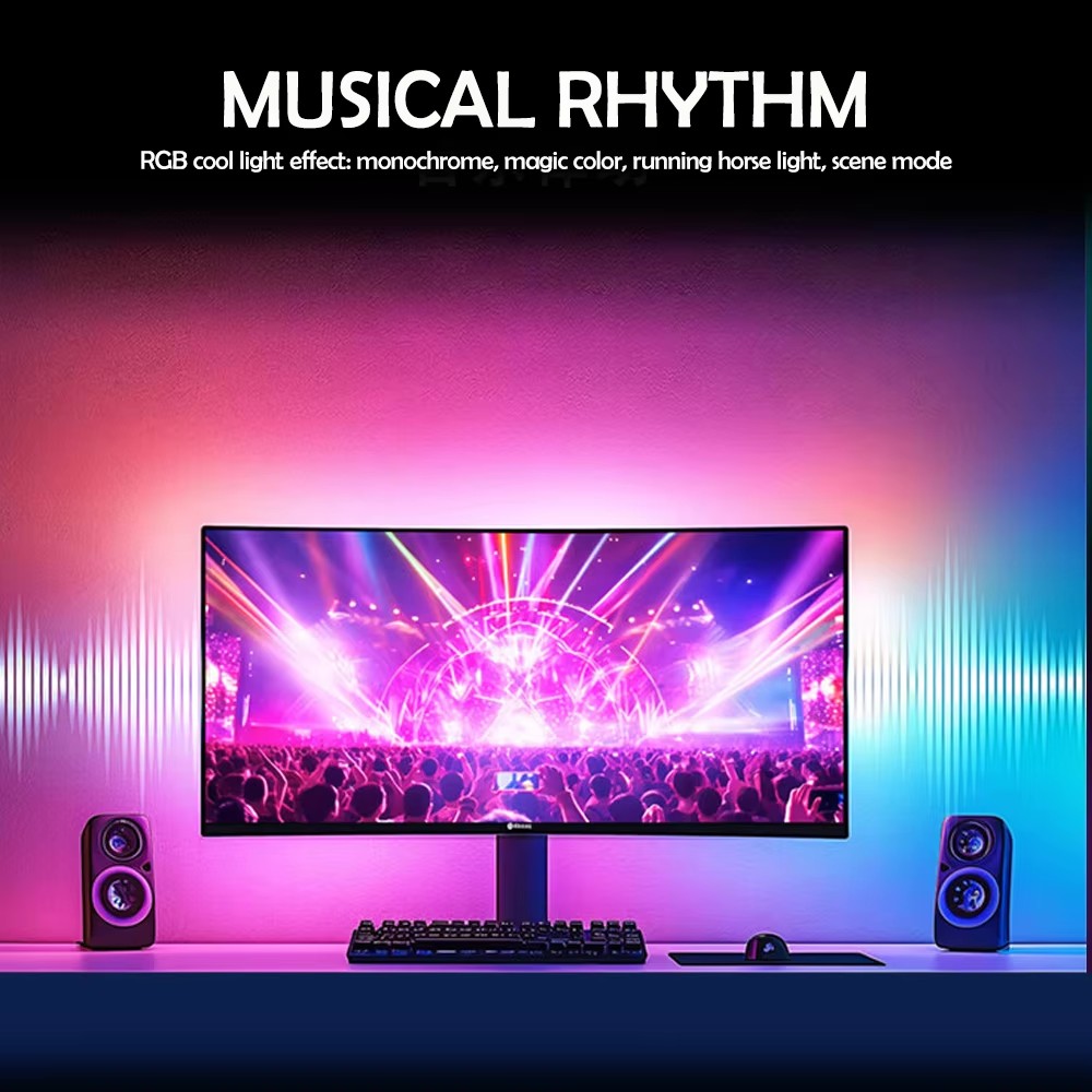 Bande lumineuse de jeu RGB, ré - Pc Gaming Games avis et prix
