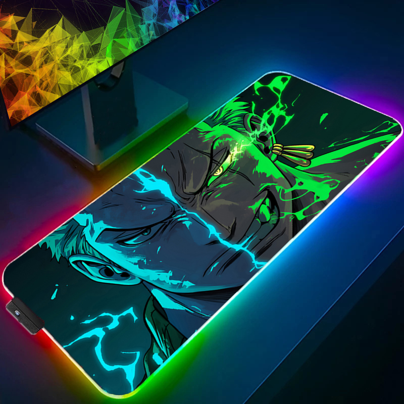 ONE PIECE Zoro tapis de souris - Rgb Mousepad avis et prix