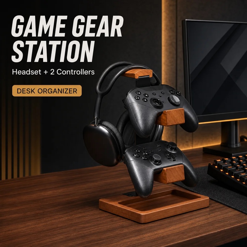 Support de casque en bois, sup - Pc Gaming Earphones avis et prix