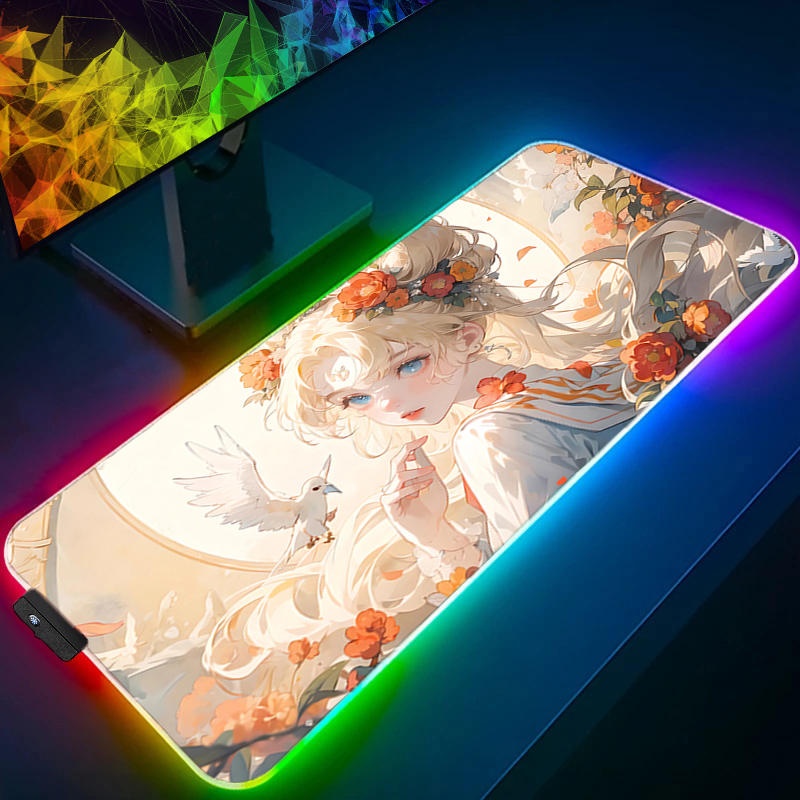 Grand tapis de souris RGB pour - Rgb Mousepad avis et prix