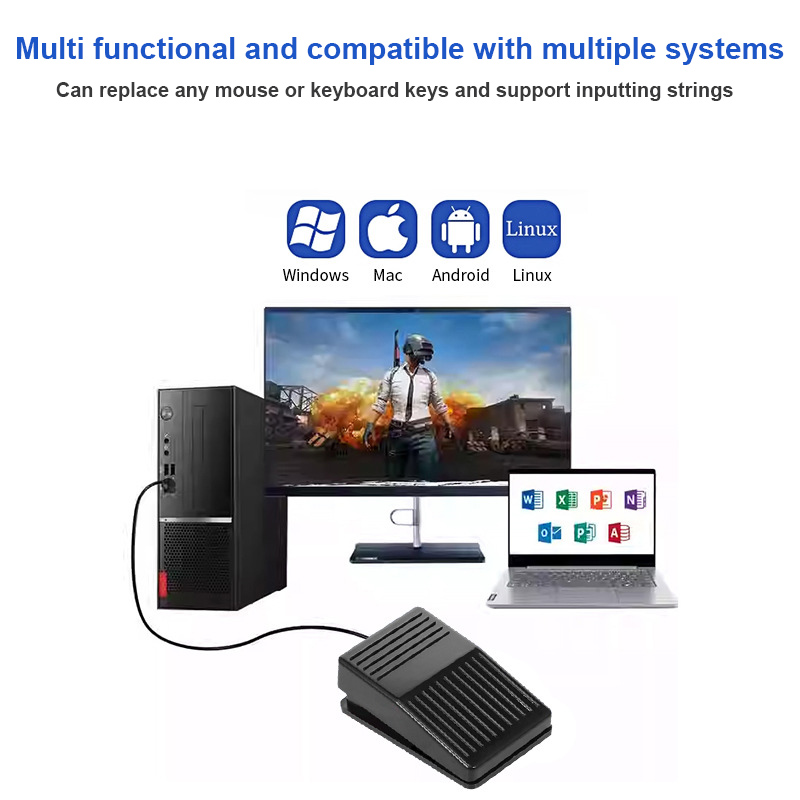 USB pédale interrupteur de com - Usb Foot Pedal Gaming avis et prix