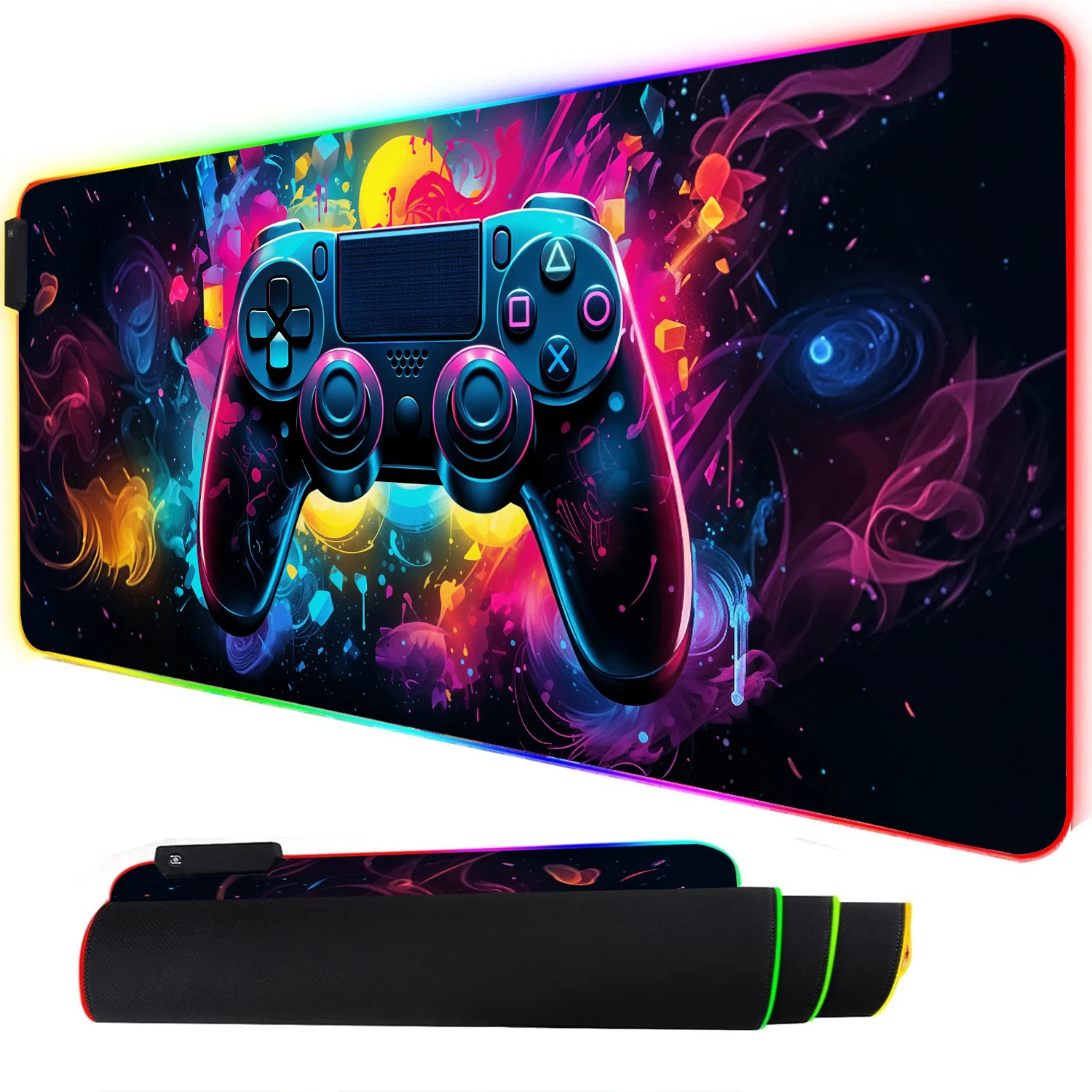 Rvb néon contrôleur de jeu Art - Rgb Mousepad avis et prix