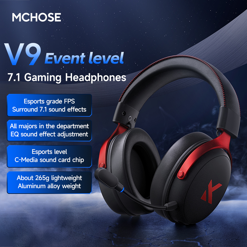 MCHOSE V9 Pro casque avec Micr - Pc Gaming Earphones avis et prix