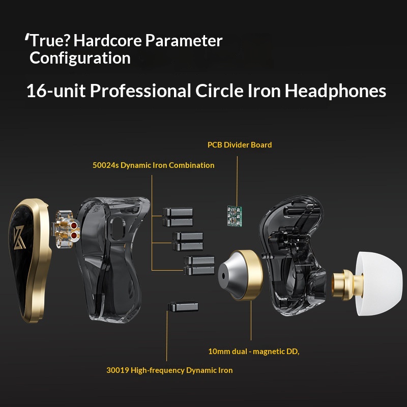 Écouteurs filaires en métal KZ - Pc Gaming Earphones avis et prix