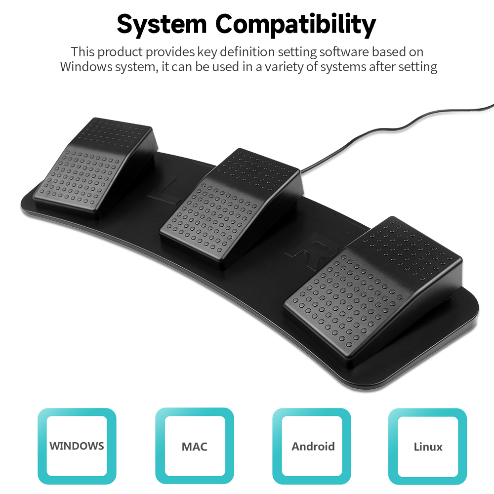 Commutateur mécanique de pédal - Usb Foot Pedal Gaming avis et prix